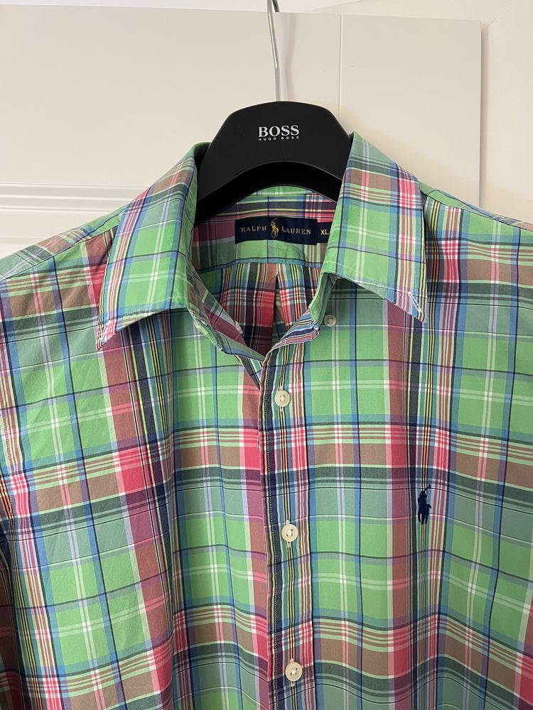 Męska koszula w kratę Ralph Lauren XL