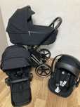 Cybex priam 4.0 Deep Black 3в1 Сайбекс Коляска