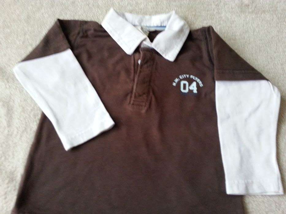 Bluzka, bluzeczka brązowa rozm 86 H&m L.O.G.G.