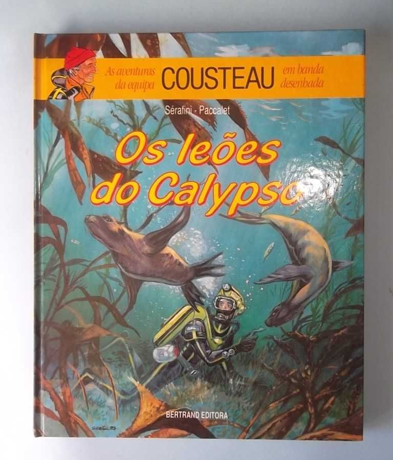 As Aventuras de COUSTEAU em banda desenhada 4 volumes completo.