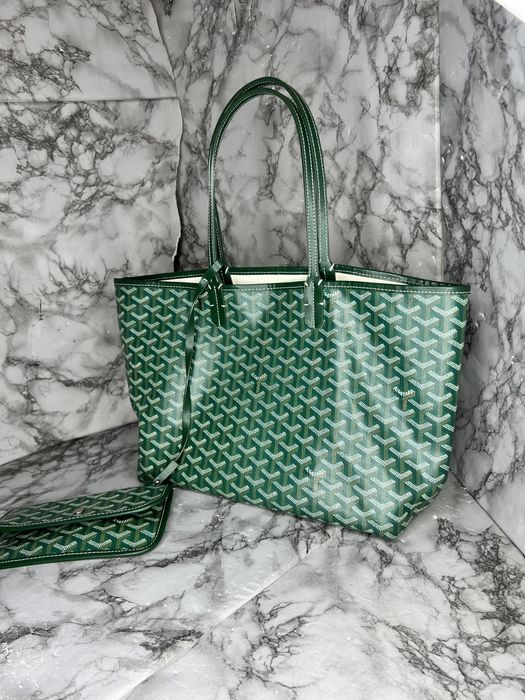 Сумка кожаная и конва Goyard оригинал номерная