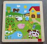 Puzzle de madeira - A Quinta - Goula - 16 peças