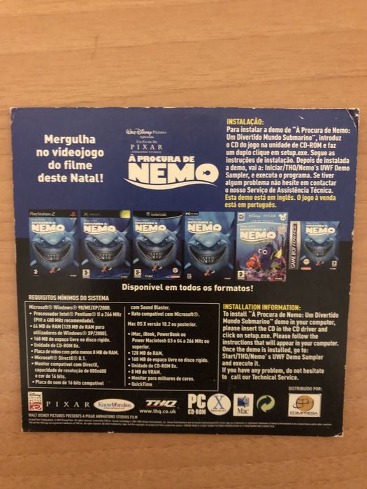 Jogo á procura de nemo