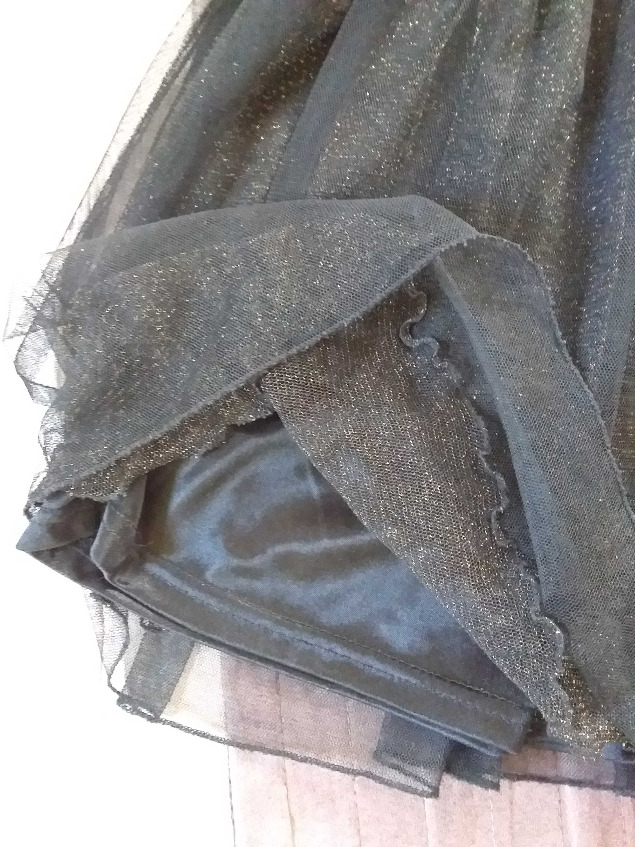 Śliczna Sukienka z tiulu dla elegantki, Name It, r.128, stan idealny