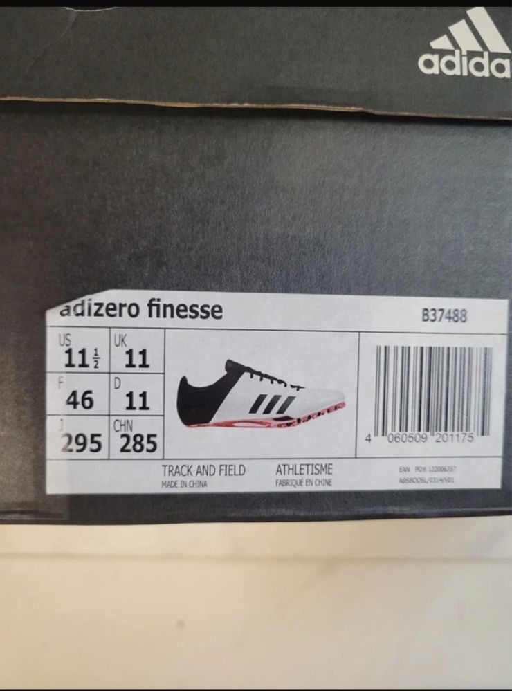 Buty meskie adizero finesse B37488