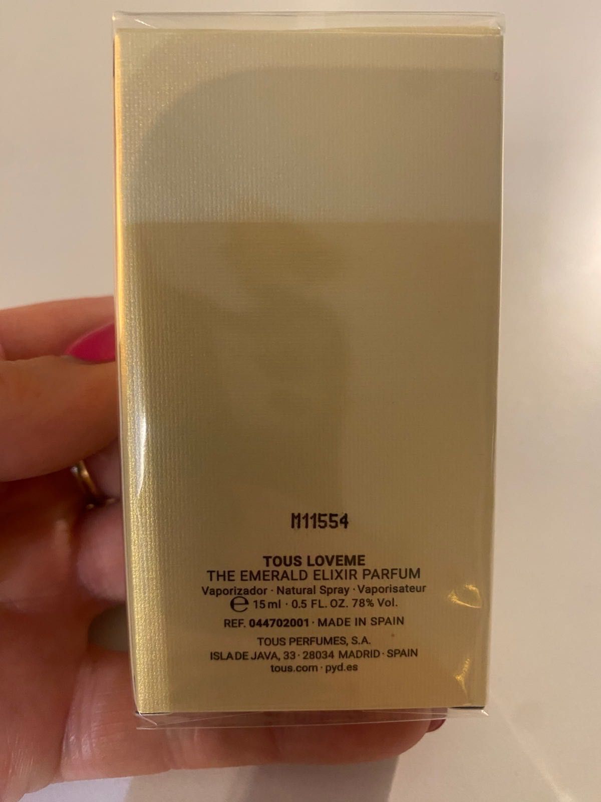 LoveMe Tous 15ml 
The Emerald Elixir