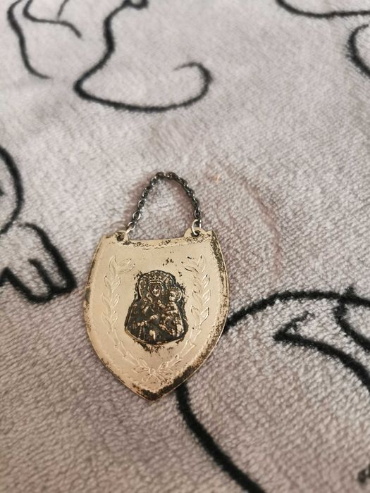 Ryngraf srebrny PRL sygnowany