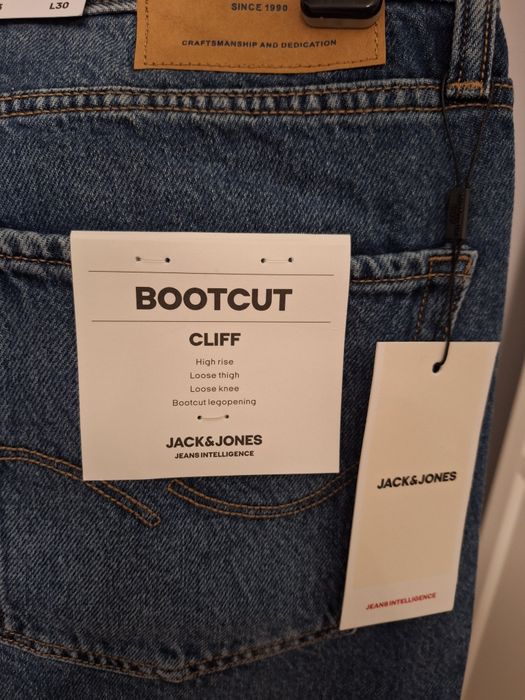 Jack&Jones, męskie spodnie dżinsowe, r. 33/30
