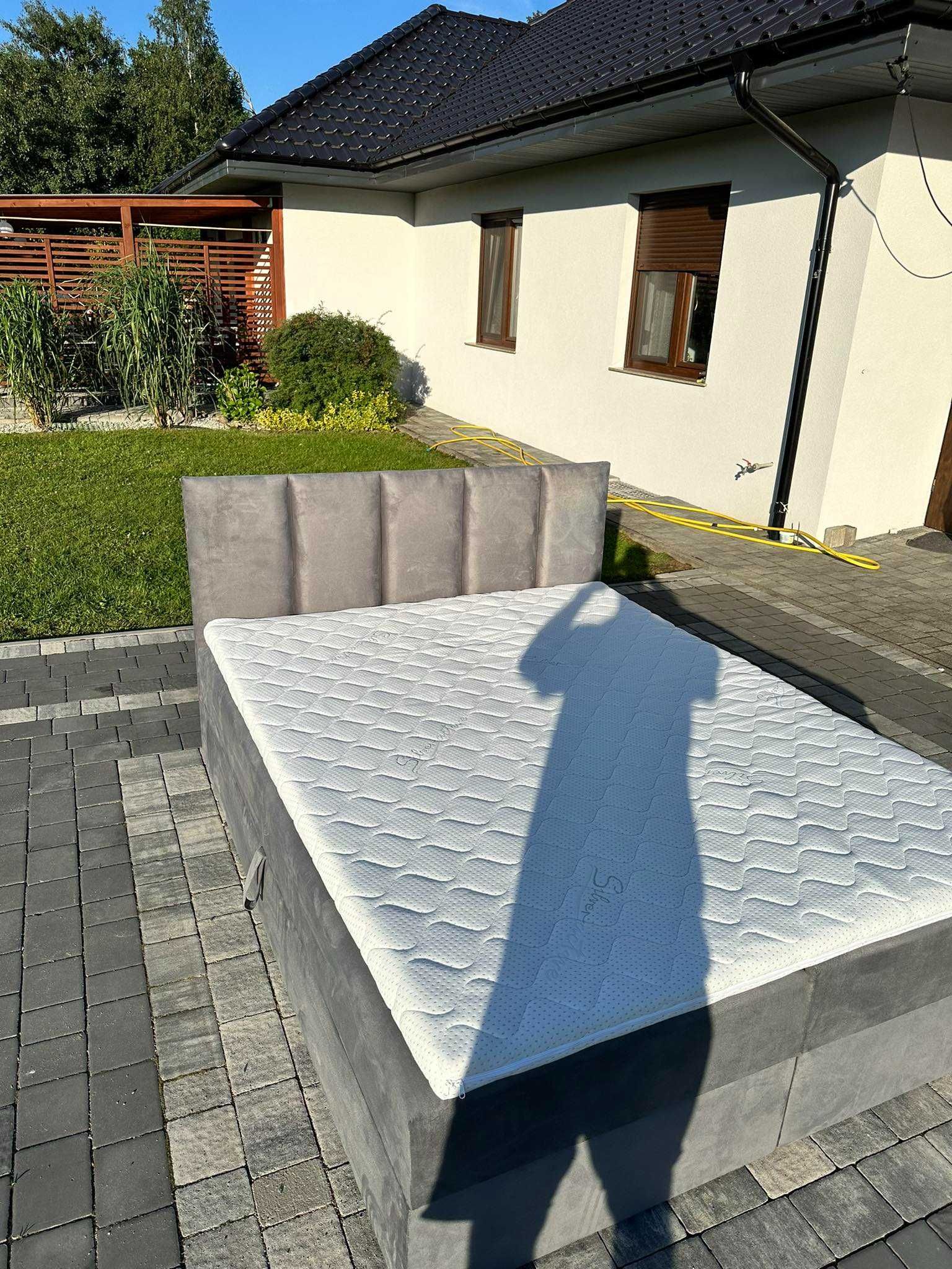 Łóżko kontynentalne  SARA 160x200 z pojemnikiem NOWE od producenta