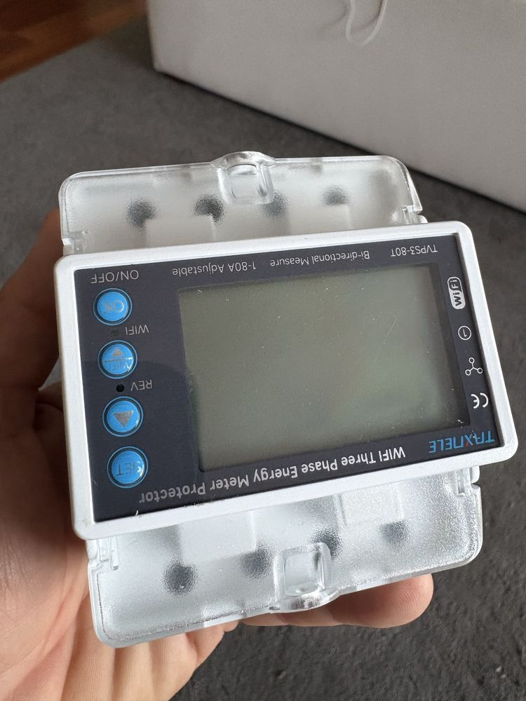 Powermeter/contador trifasico bidirecional wifi