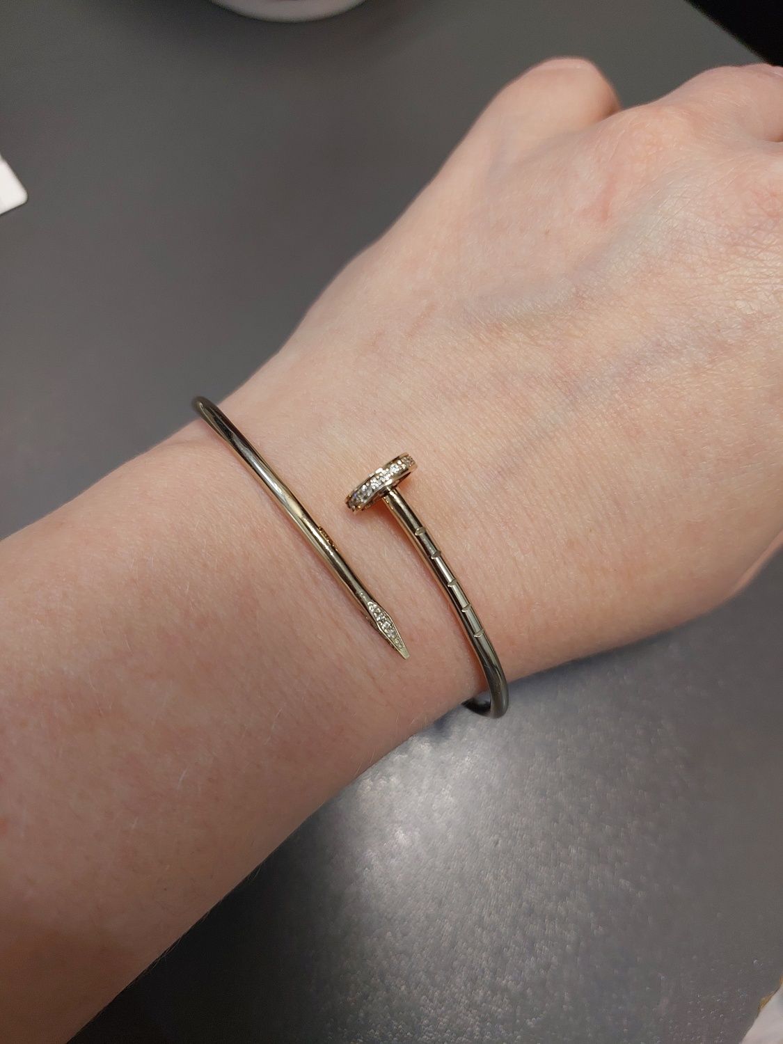 Браслет Cartier juste un clou гвоздь белое золото 585 проба