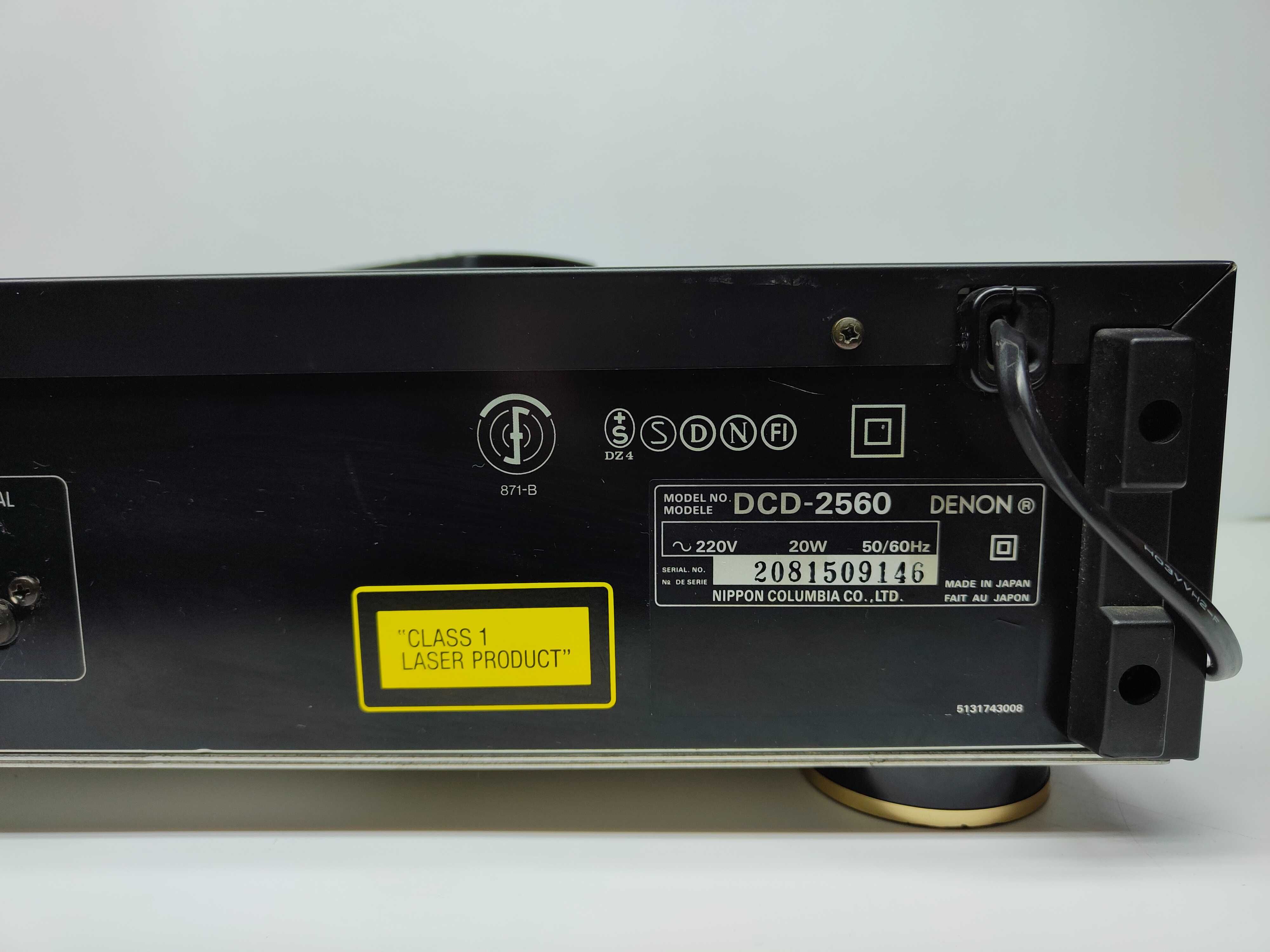 Odtwarzacz CD DENON DCD-2560 z pilotem Made in Japan