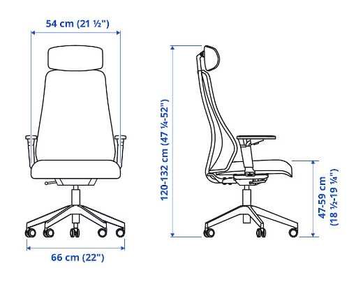 NOWY Fotel Ikea MATCHSPEL - Krzesło gamingowe