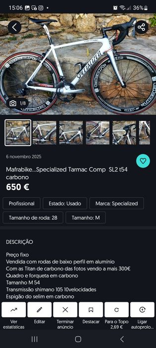 Specialized Tarmac Comp t54