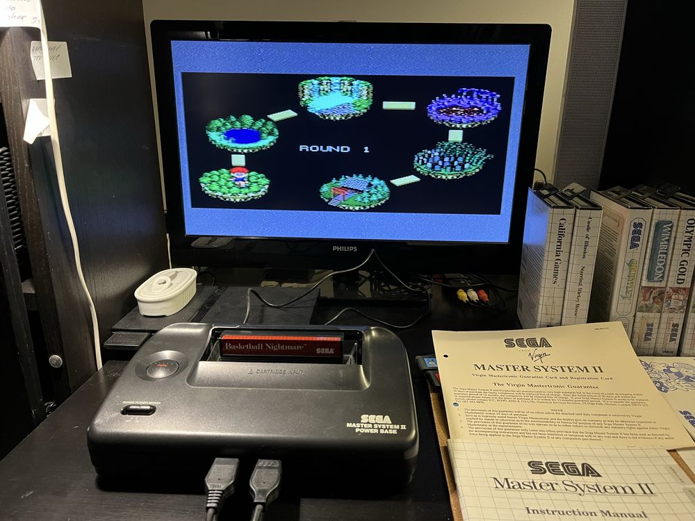 Oryginalna konsola Sega Master System II BOX