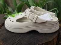 Crocs classic Mary Jane platform crush w6 7 8  оригінал крокси чорні