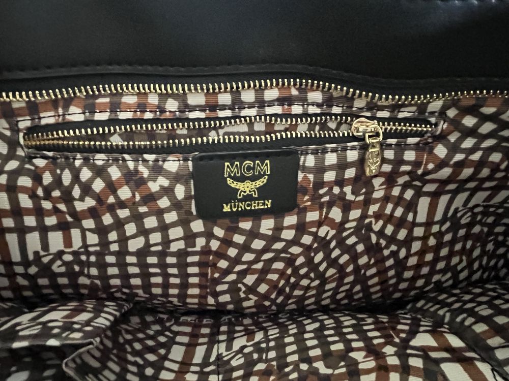 MCM Munchen torba shopper duza pojemna torebka monogram