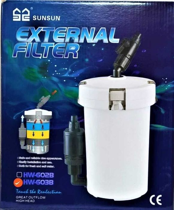 Внешний аквариумный фильтр SUNSUN HW-603B