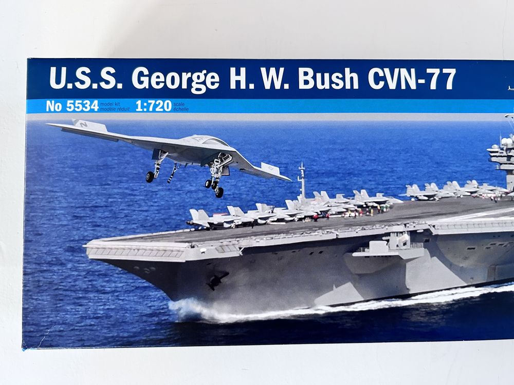 Okręt Lotniskowiec U.S.S George H.W. Bush Italeri 5534