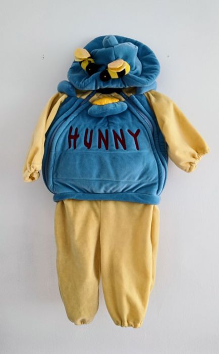 Strój karnawałowy Kubuś Puchatek/ Miodek rozm 6-12m