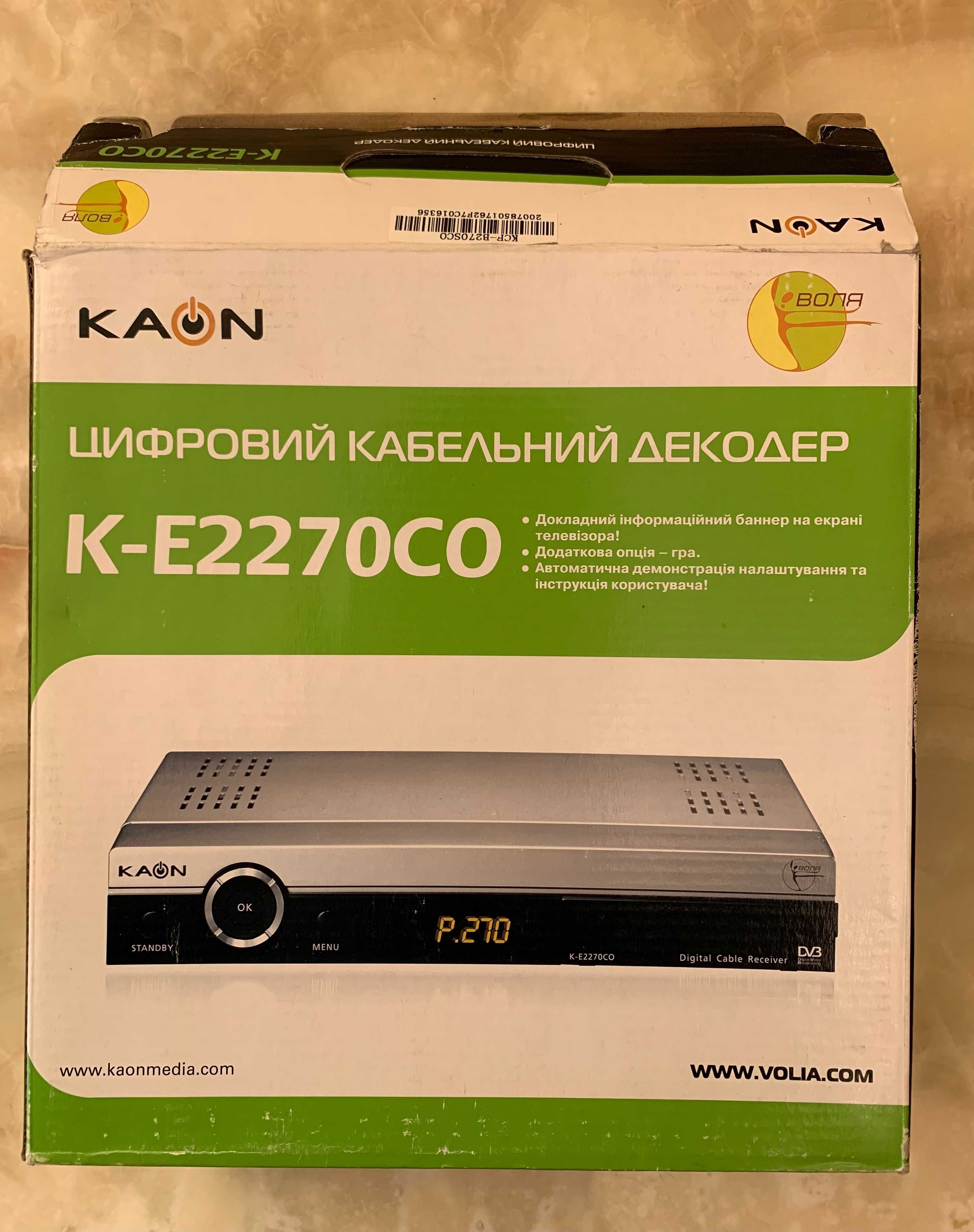 Тюнер Kaon K-E2270CO