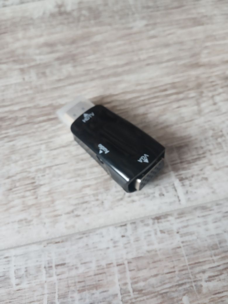 Адаптер,Конвертер  HDMI - VGA/3.5 мм Black
