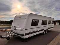 Dethleffs 730 FKR Nomad  Markiza el , 2x mover , klima aventa ,przedsionek,hydrauliczne podpory