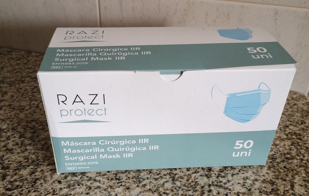 Máscaras cirúrgicas caixa 50