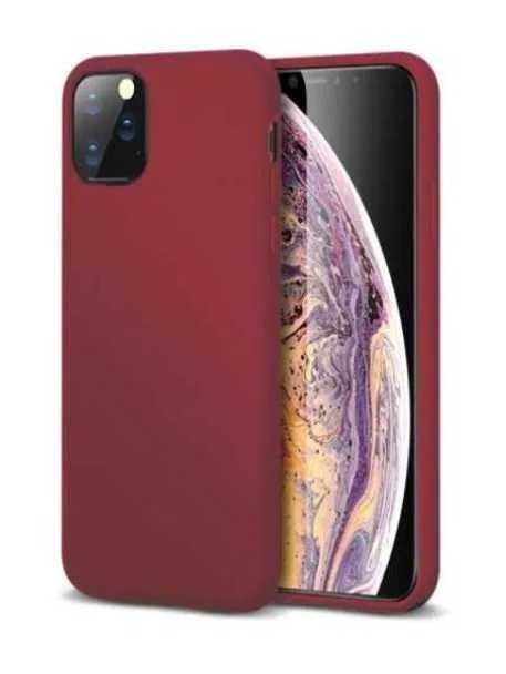 Silicone Case, Silikonowe elastyczne Etui - iPhone 11 PRO MAX - Bordo