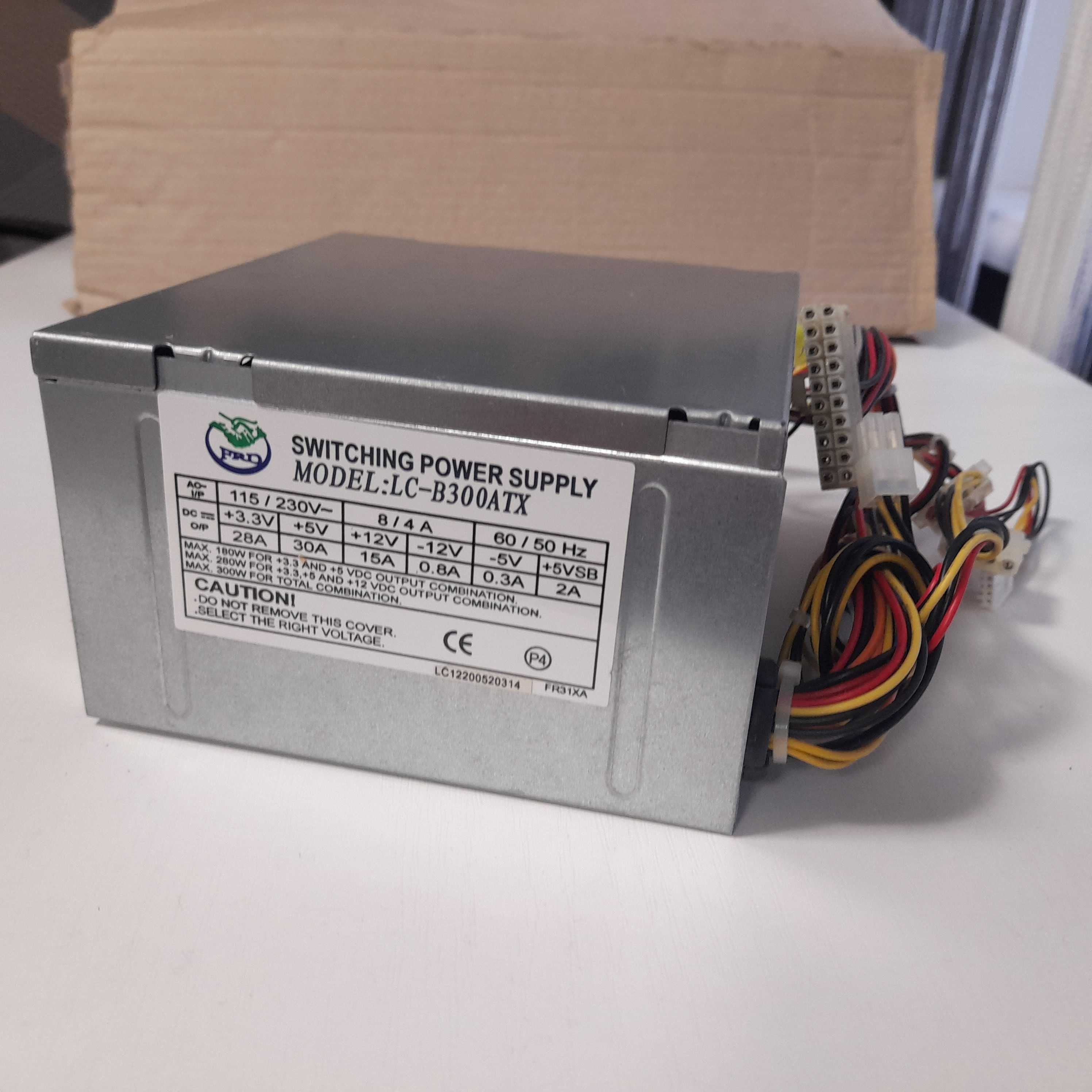 Блок питания  LC-B300 ATX новий