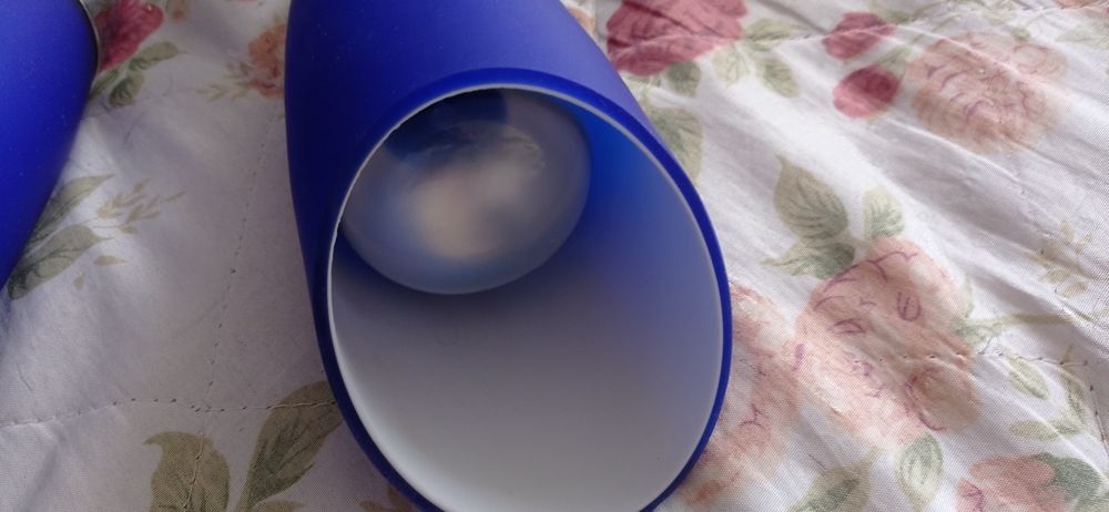 Люстра синього кольору