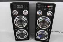 Zestaw kolumn Fenton KA-210 do karaoke,gitary itd. podświetlenie led