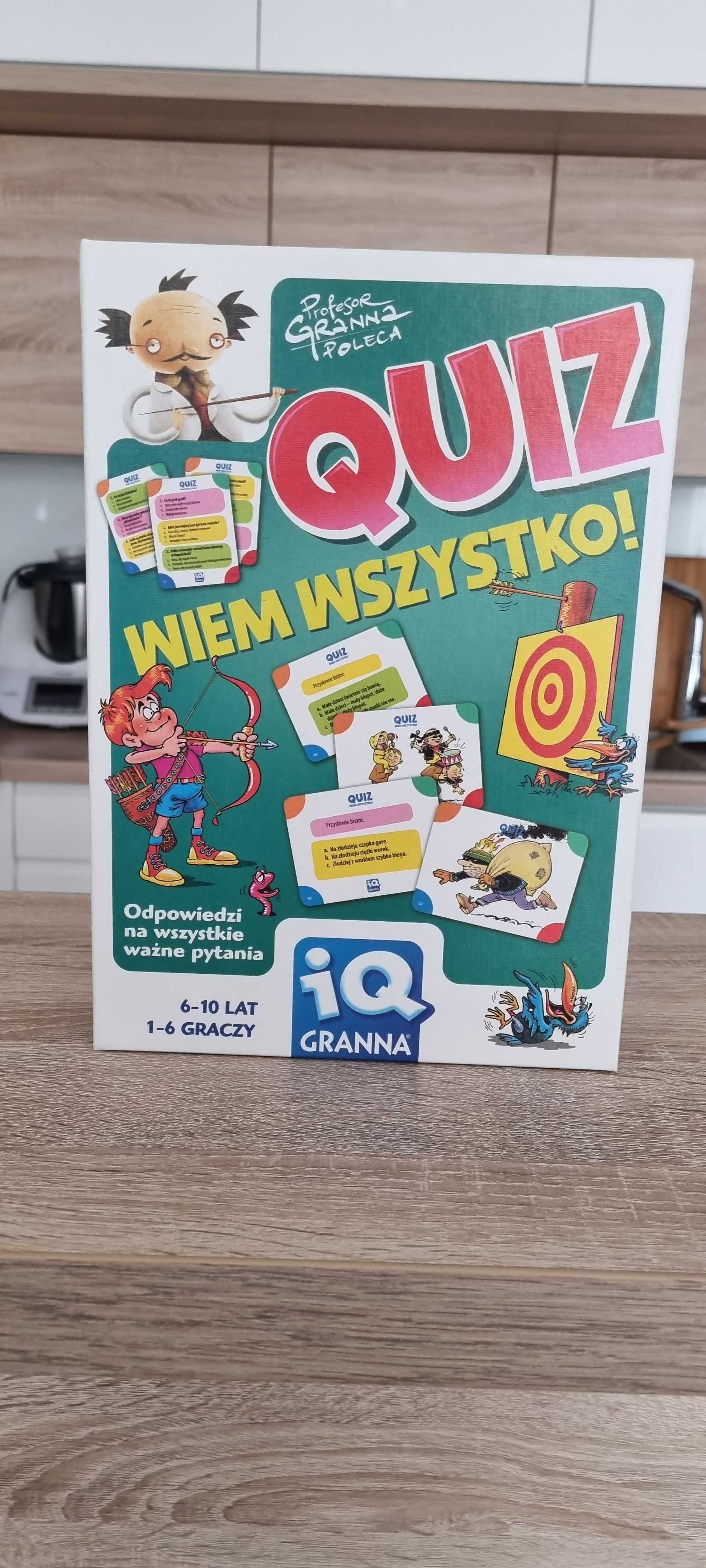 Gra planszowa quizy wiem wszystko