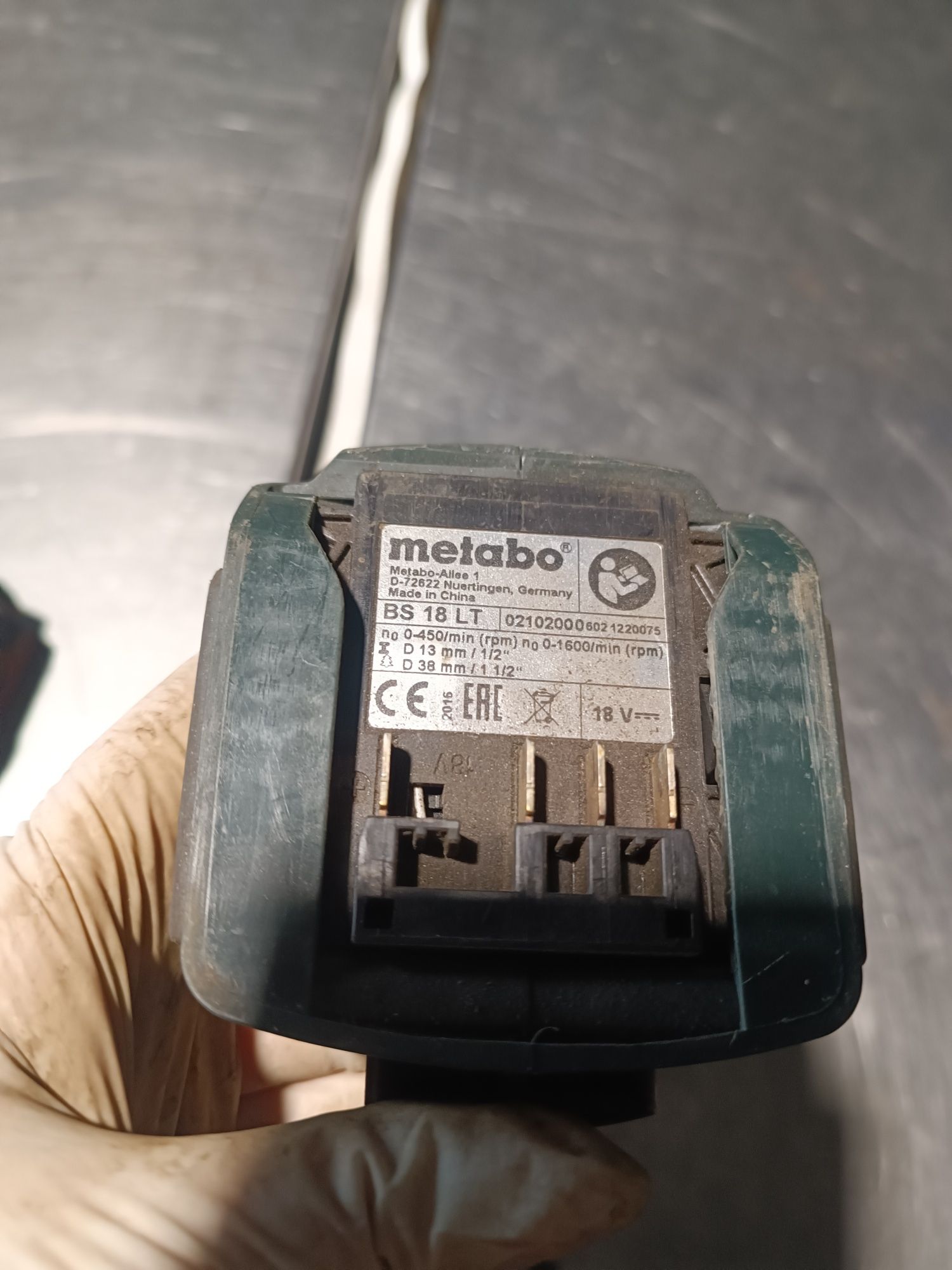 Wkrętarka Metabo bs18 lt bateria ładowarka