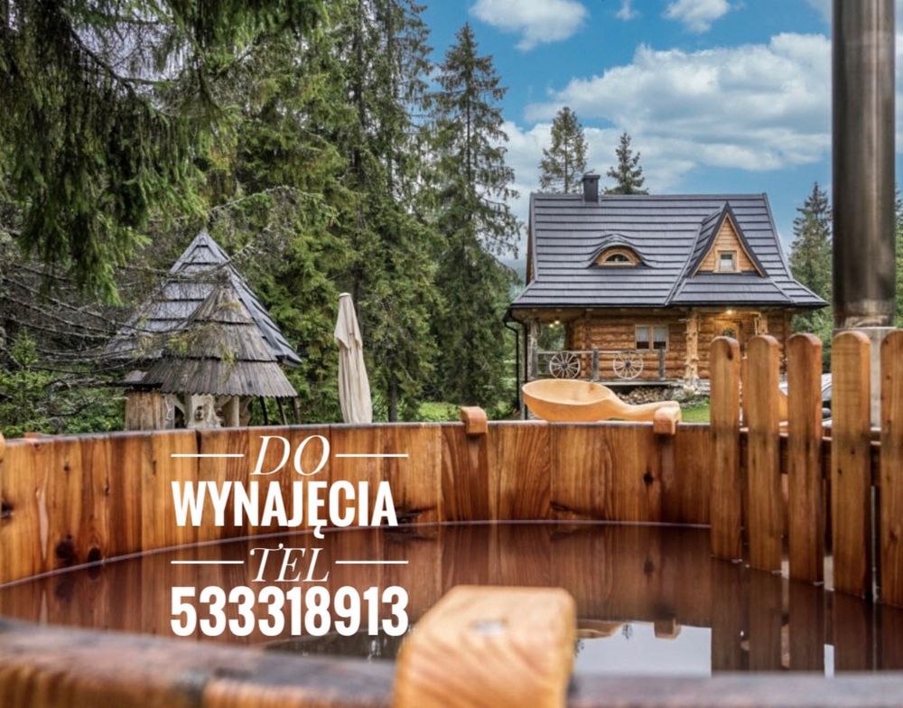 Wolny weekend Domek z balią i kominkiem w lesie Podhale Gorce