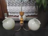 Lampa PRL ceramiczna retro vintage