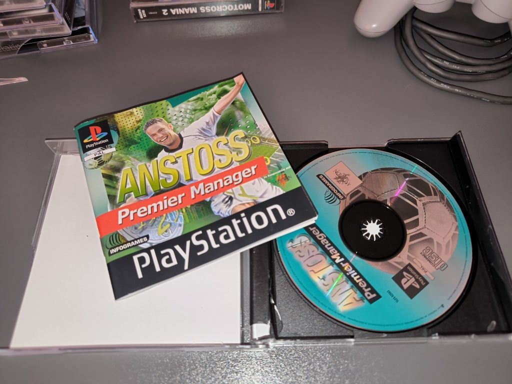 Anstoss premier Manager PlayStation 1 ps1 psx