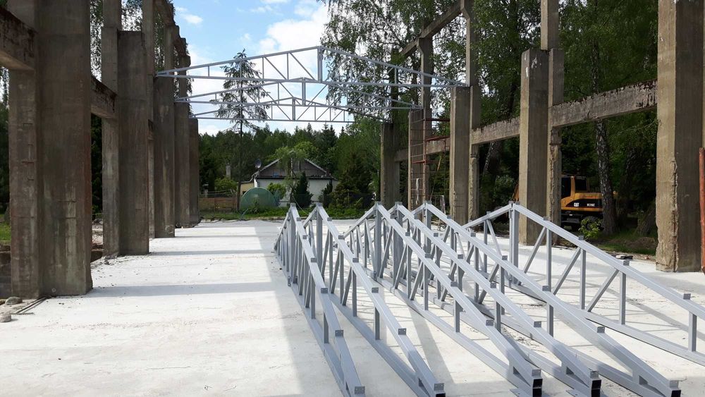 Konstrukcja Stalowa 10x20x4.Certyfikat ZKP