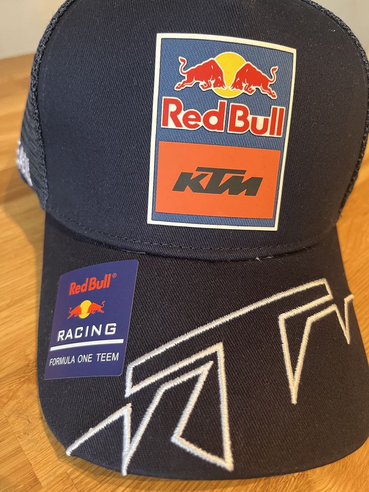 czapka z daszkiem Red Bull KTM Racing Team z siateczką