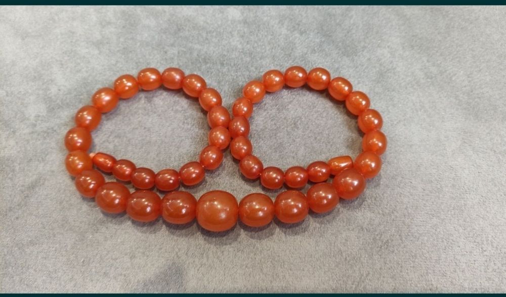 Старинные бусы. Янтарь.