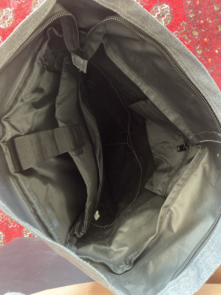 Mochila Gore cinza