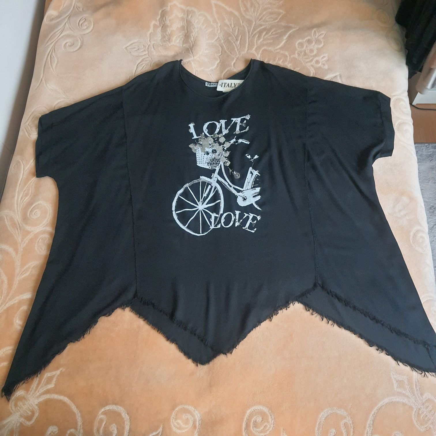Tunika damska oversize czarna