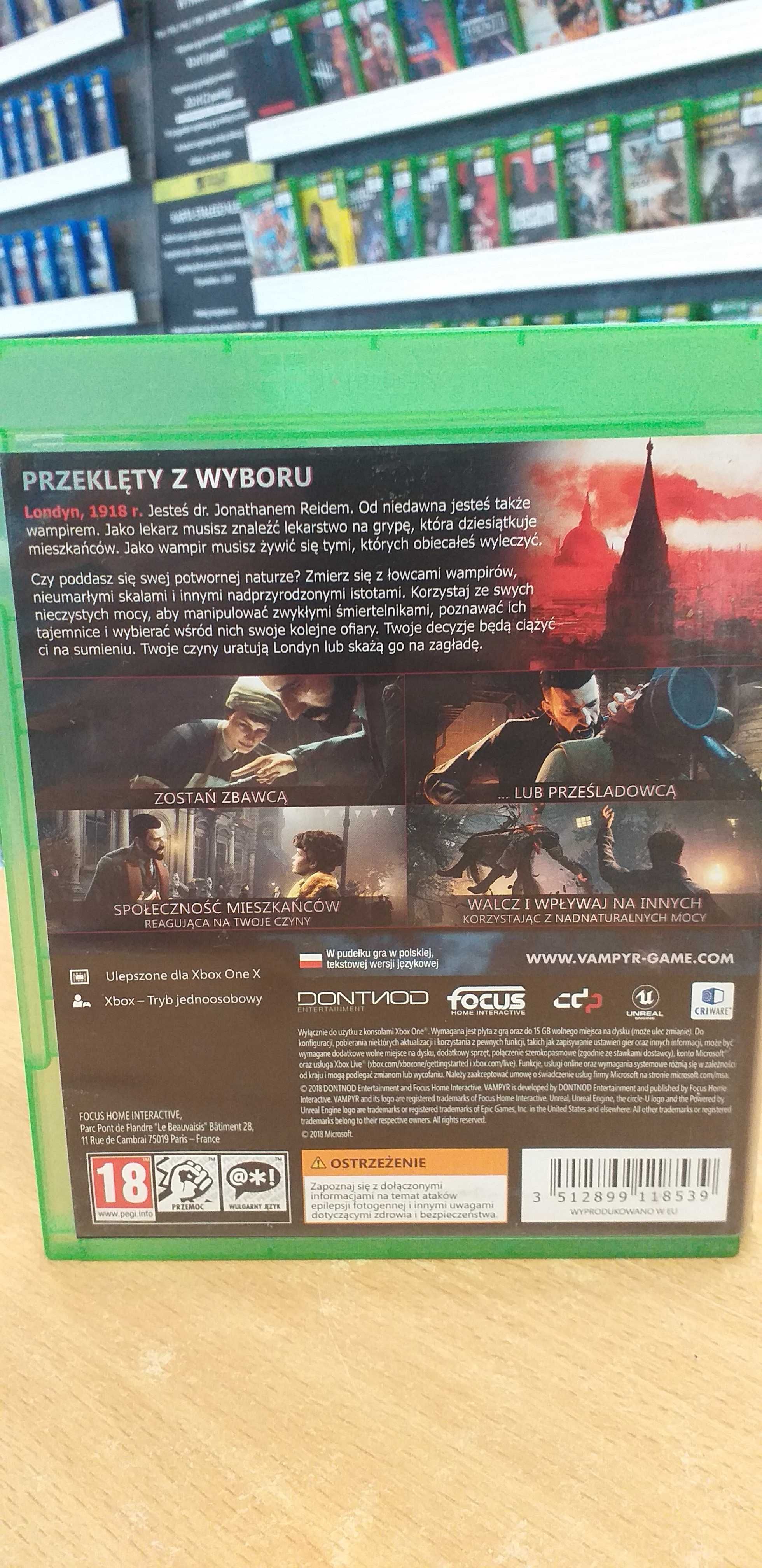 Vampyr XBOX ONE Sprzedaż/Wymiana Lara Games Bydgoszcz