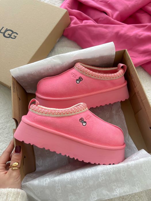 Жіночі зимові уггі UGG Tasman Platform Love Pink (рожеві) U7130
