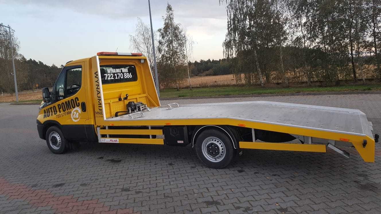 Wynajem Autolaweta Laweta Pomoc Drogowa Bojanowo Rawicz Leszno Iveco