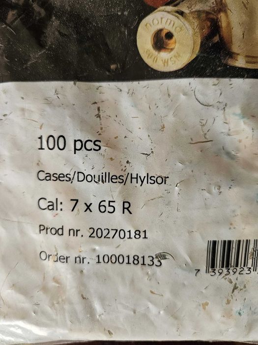 Łuski NORMA kal. 7x65R + GRATIS
