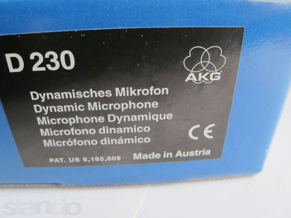 Продам микрофон AKG D230 (оригинал)