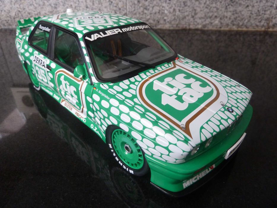 1:18 Minichamps, BMW M3, Tic-Tac, A. Burgstaller, DTM 1992, AutoArt