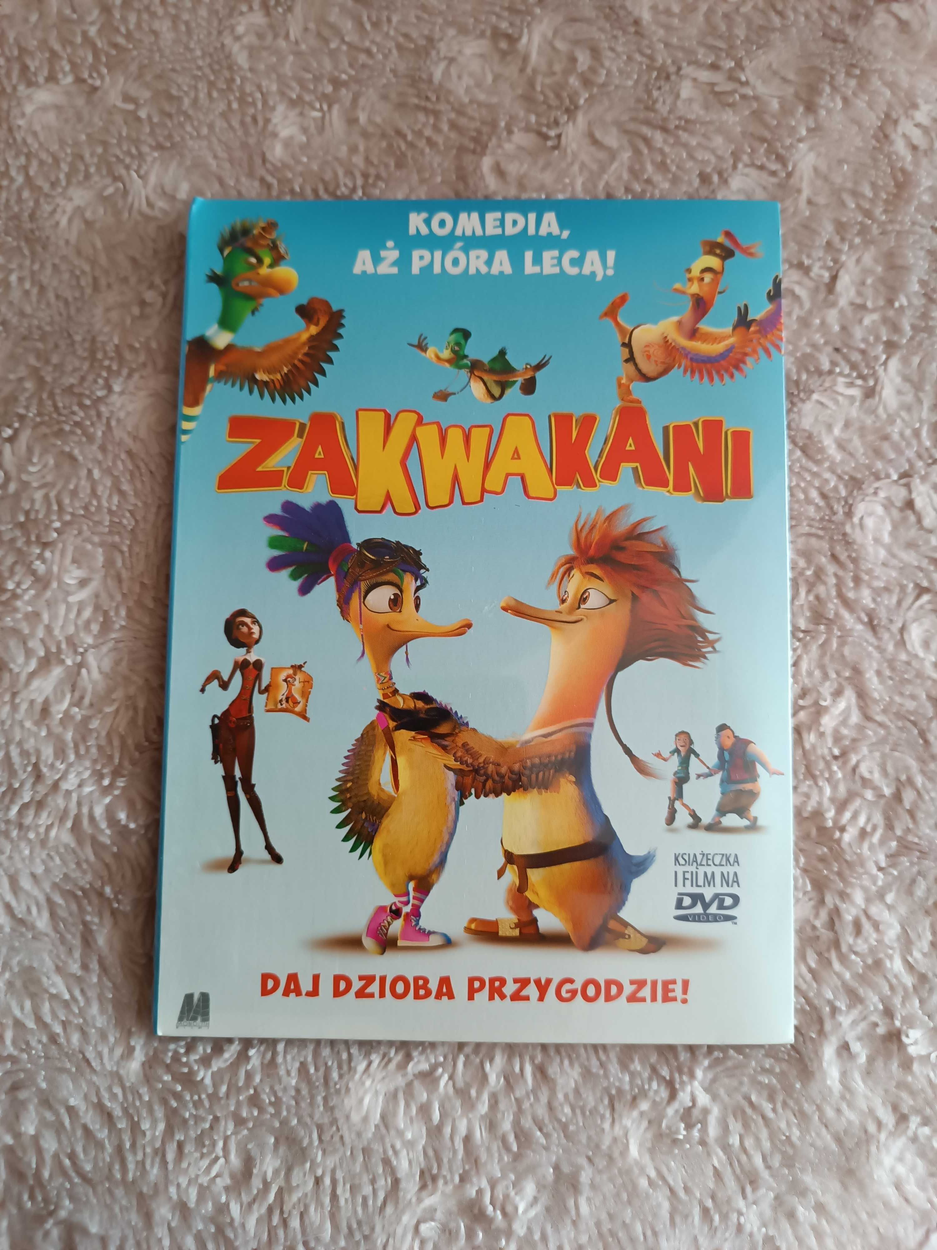 Zakwakani Daj dzioba przygodzie! - książeczka z filmem DVD