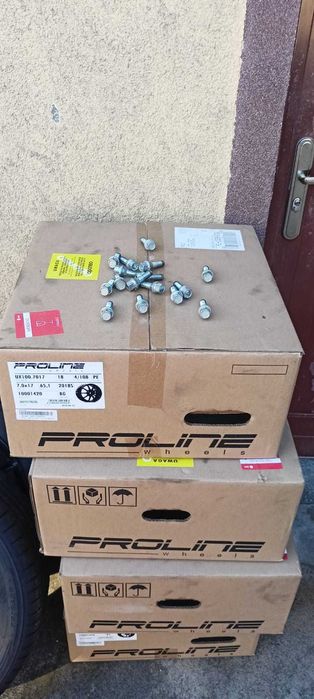 DUNLOP 225/50 R17 z felgami Proline czarny połysk, stan super